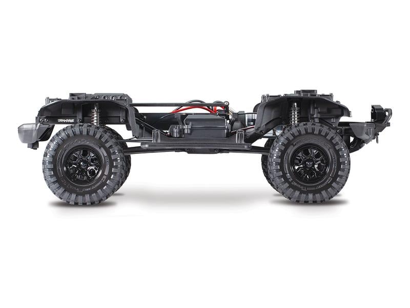 Traxxas Scale Crawler TRX-4 Ford Bronco 2021, Rot ARTR, 1:1 TRX-4 Rockcrawler mit 2-Gang Getriebe, Differentialsperre und offizieller 2021 Ford Bronco Karosserie