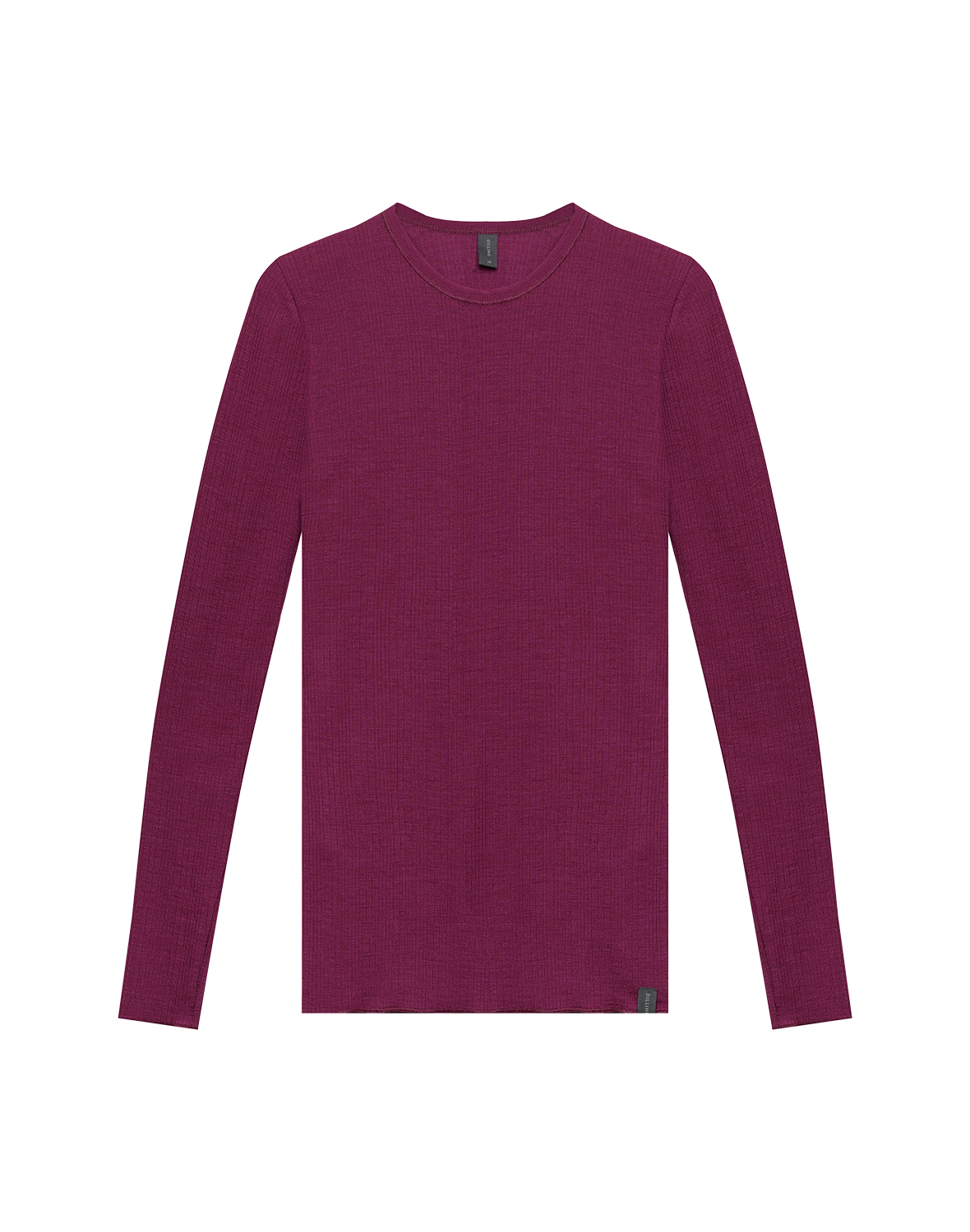 Shirt van merinowol voor dames in Bruinmelange