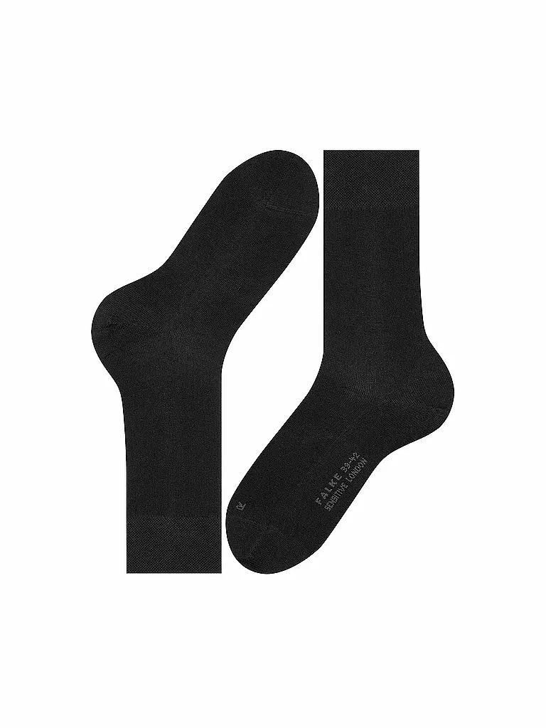 FALKE Herren Socken Sensitive London black schwarz