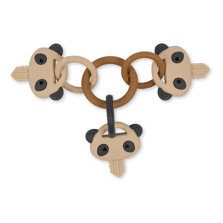 Konges Sløjd Anneau de dentition Panda | Beige