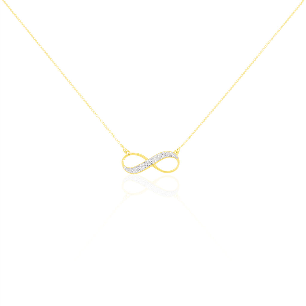 Collier Maryeme Infini Glitter Or Jaune