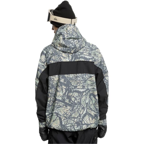 Veste de ski QUIKSILVER HIGH ALTITUDE 20K JK WOODLAND ABSTRACT SEA SPRAY