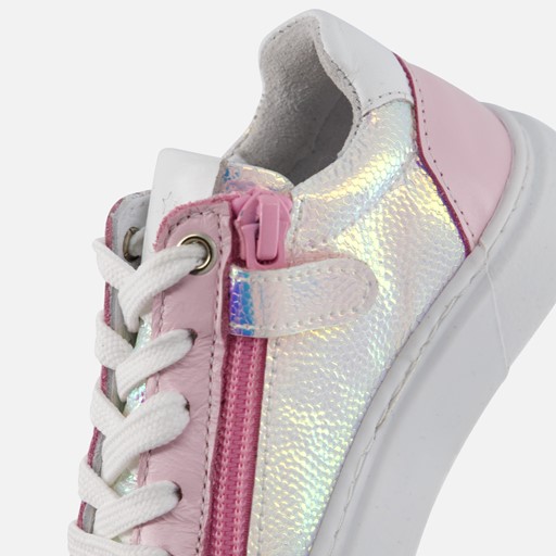 Muyters Petrolio Sneakers roze Leer