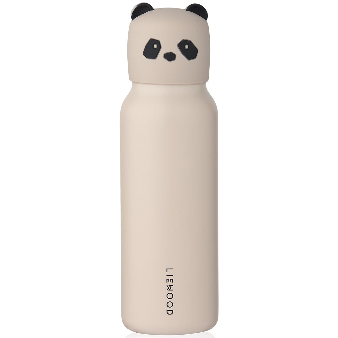 liewood rvs thermosfles falk - panda - 350 ml