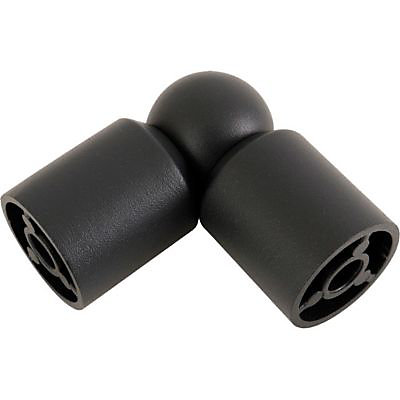 Coude de liaison variable pour balustre Inoline Black Kordo