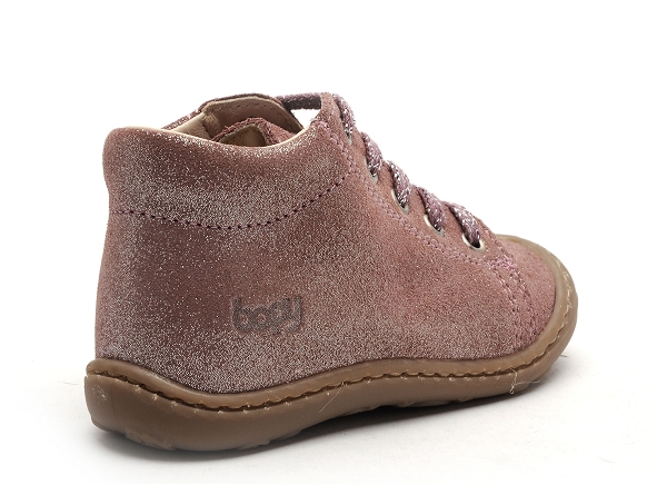 Bopy boots bottine bebe jetrote rose