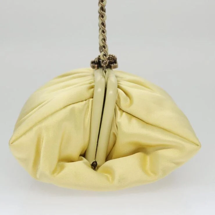 Chanel Vintage Chanel Handbag Yellow