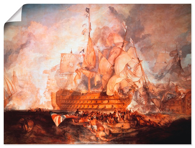 Artland Poster »Schlacht bei Trafalgar« Boote & Schiffe 1 Stk. tlg. als Leinwandbild, Wandaufkleber oder Poster in versch. Grössen