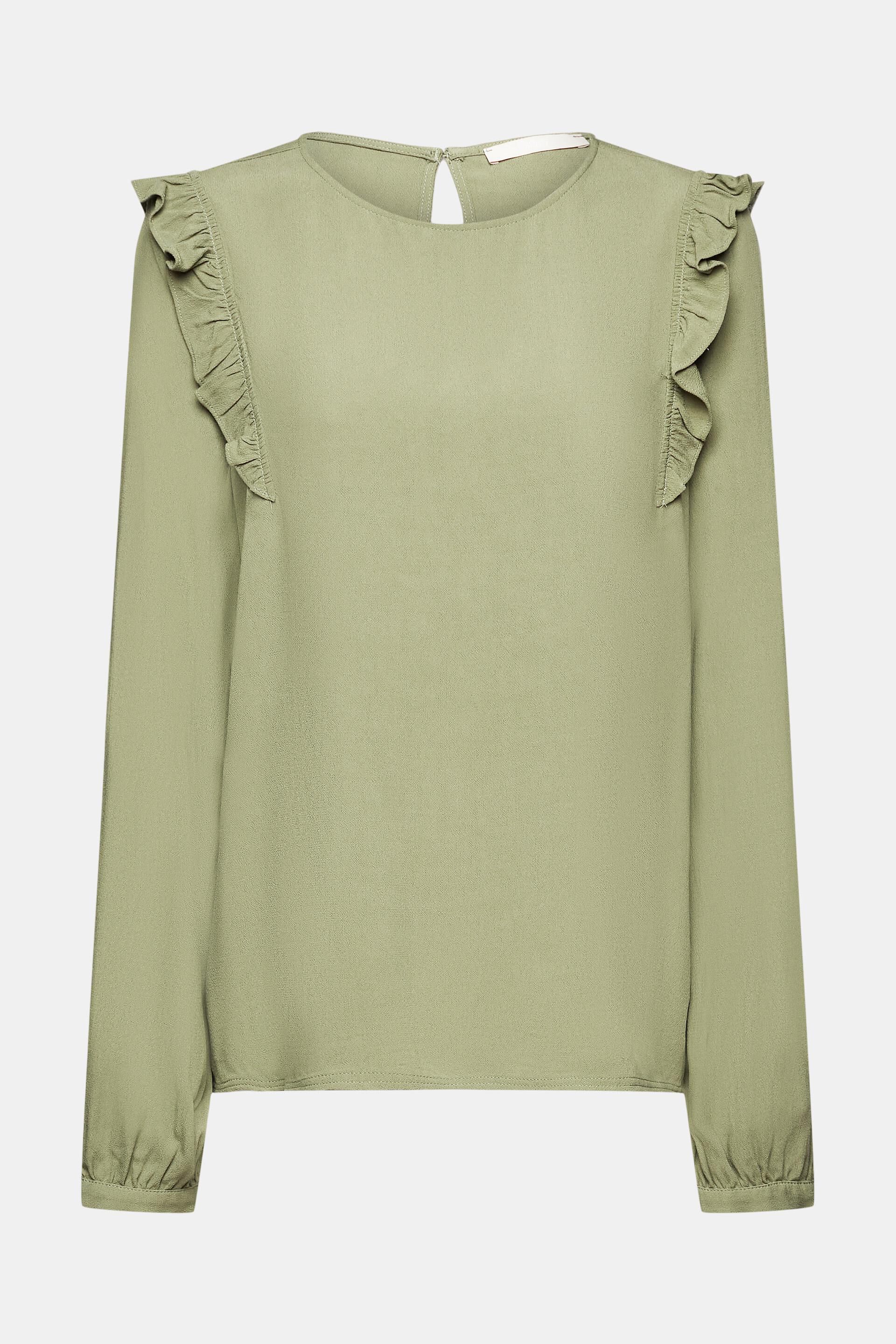Blouse à effet froncé