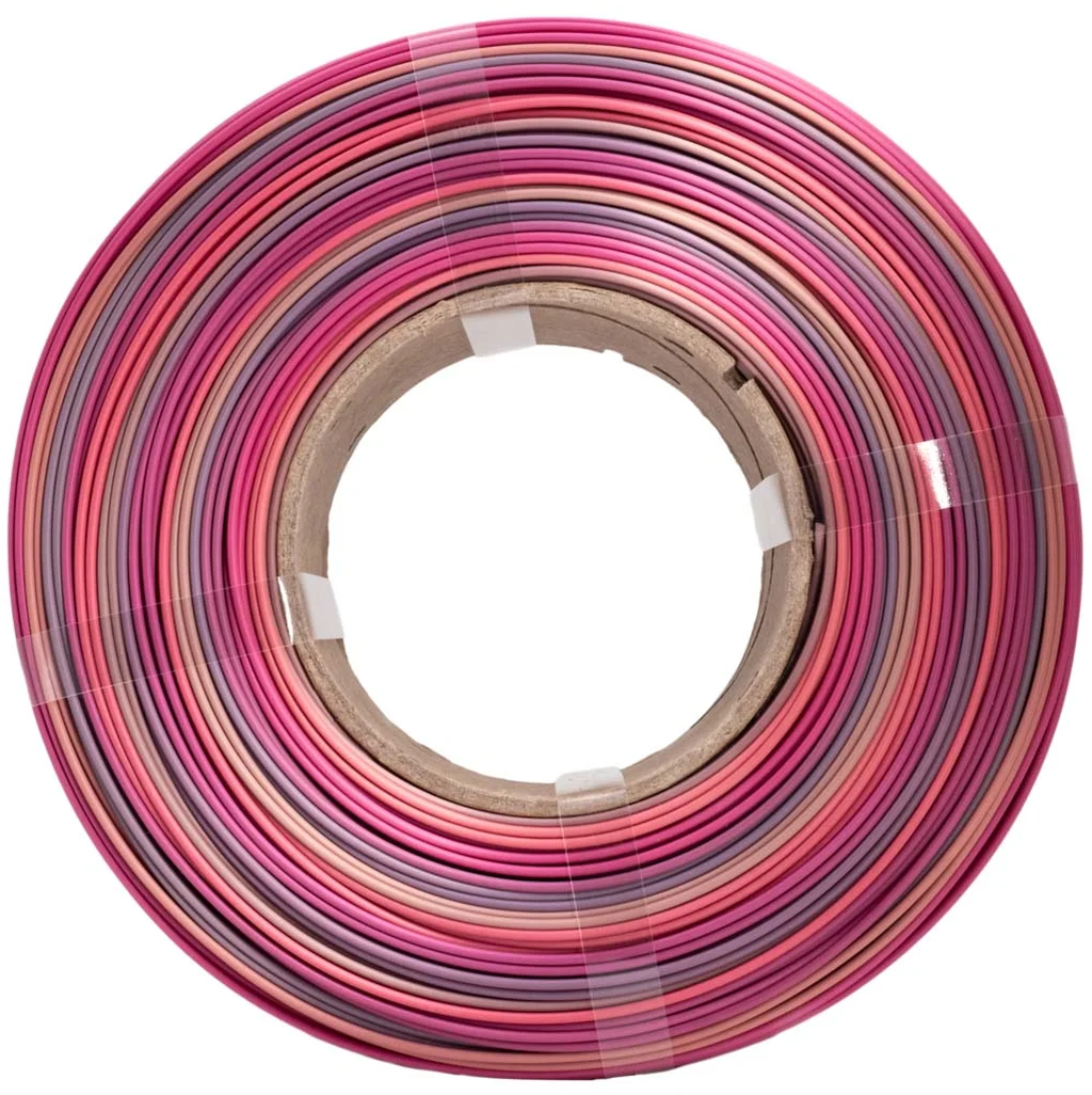 AzureFilm  PLA Silk Rainbow Refill Candy, 1,75 mm / 1000 g    PLA-Material mit Farbverläufen & seidigem Finish in Candy, ohne Spule