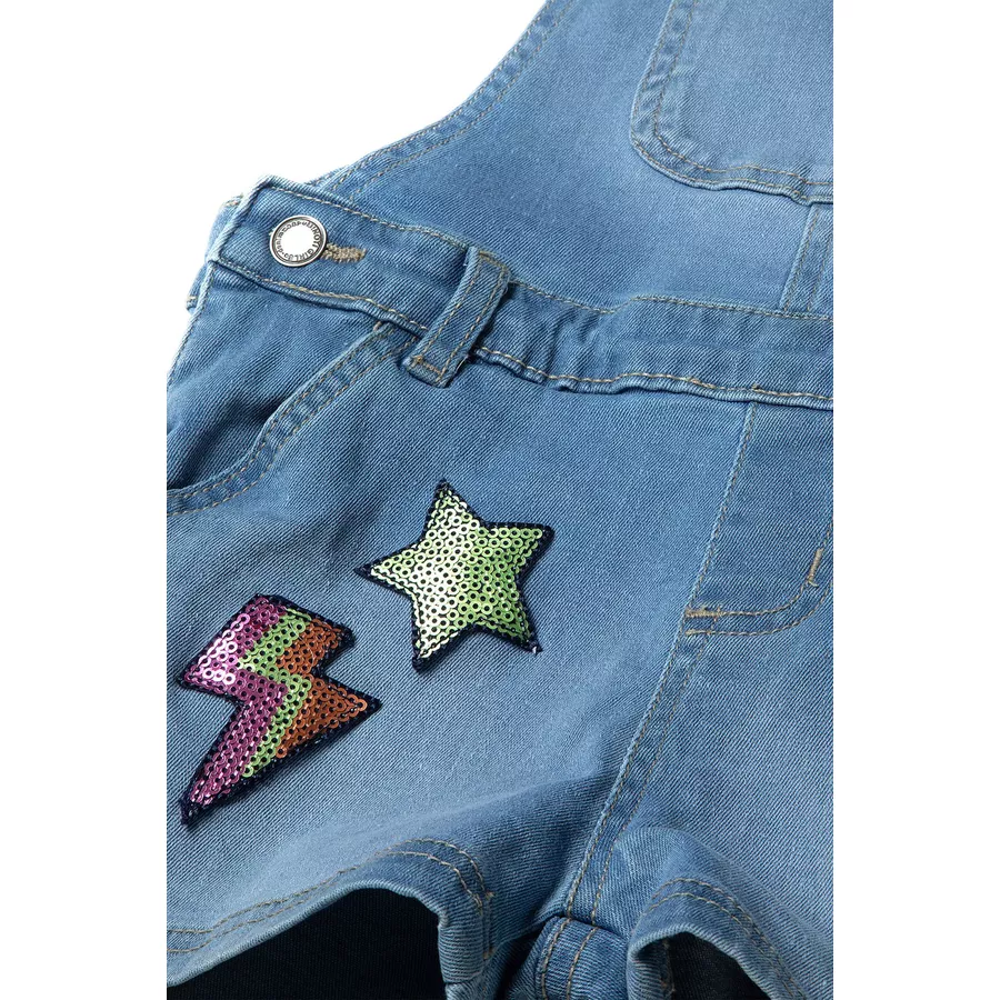 MINOTI Jeanslatzhose Denim-Blau