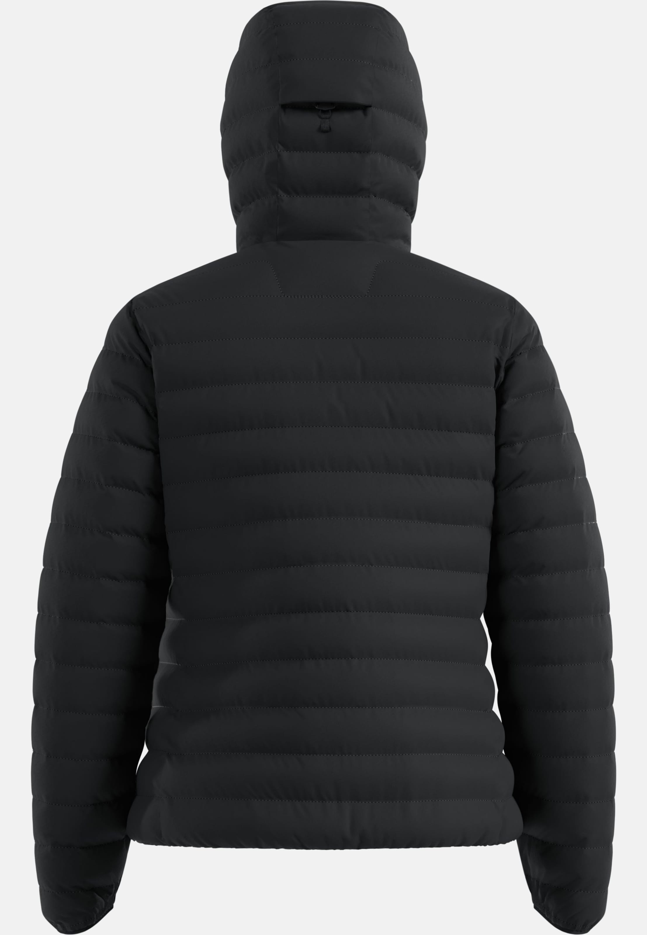 Kompakte X-Alp Daunenjacke mit Kapuze 2.0 in black
