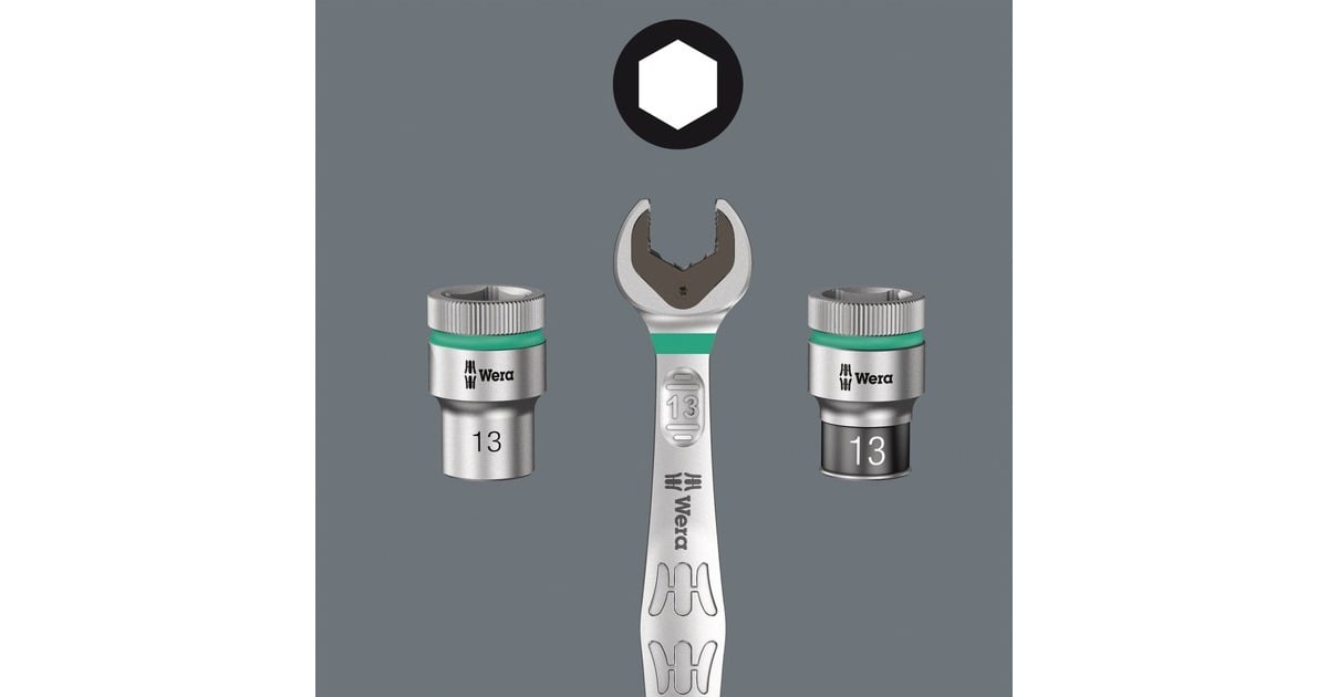 Wera6003 Joker 4 set 1 Ringsteeksleutelset moersleutel  (4‑delig)
