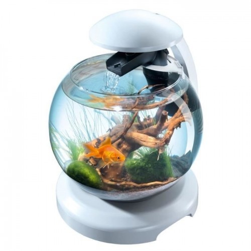 Aquário redondo Tetra Globe com cascata