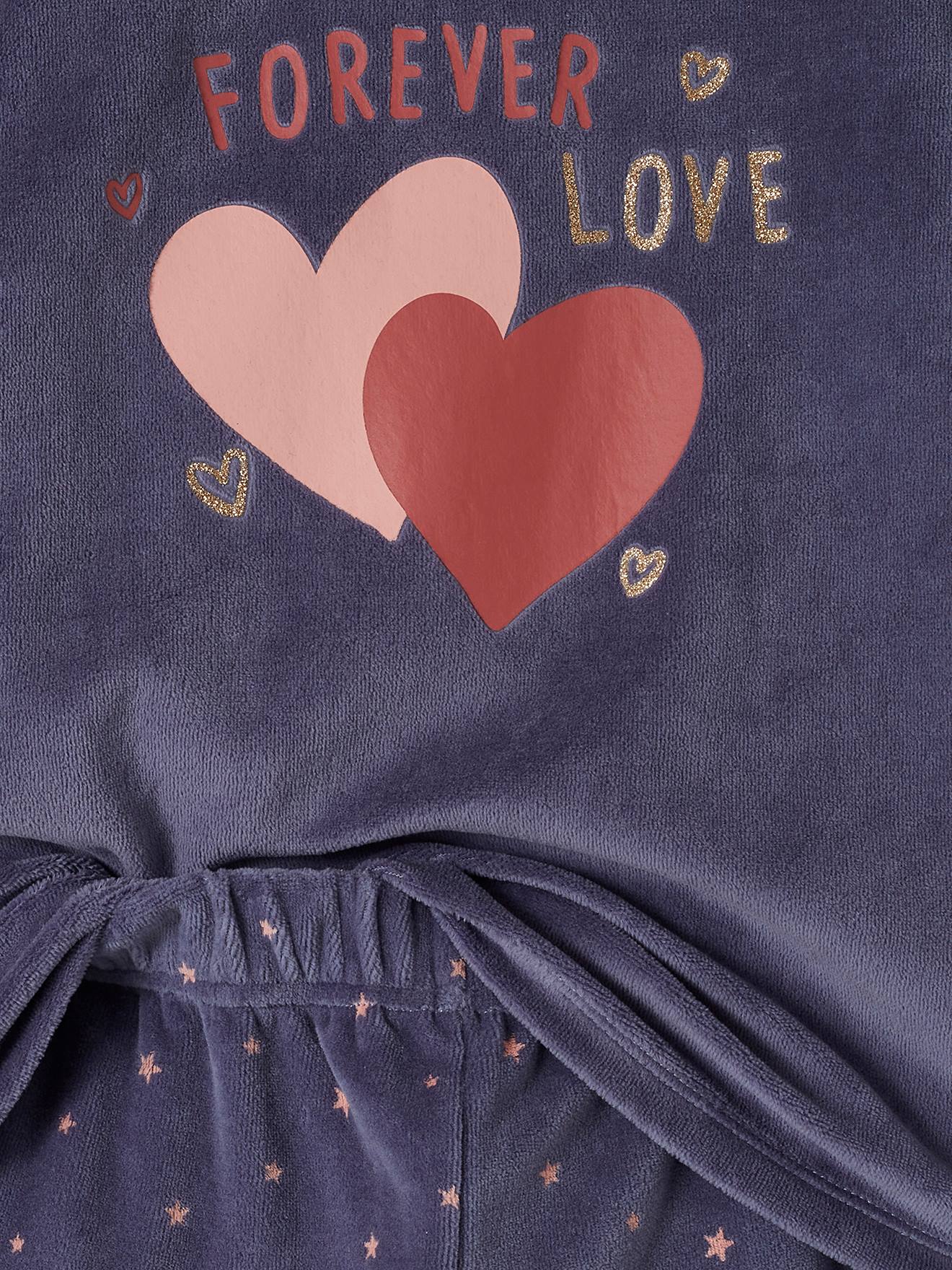 Conjunto de 2 pijamas de veludo 