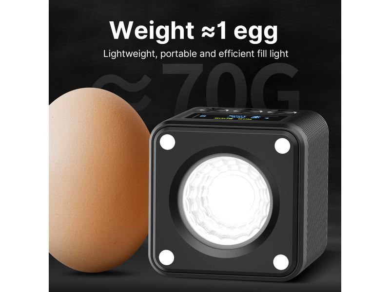 Ulanzi Videoleuchte L2 RGB Magnetischer Lichtwürfel für Content-Creators und Vlogger