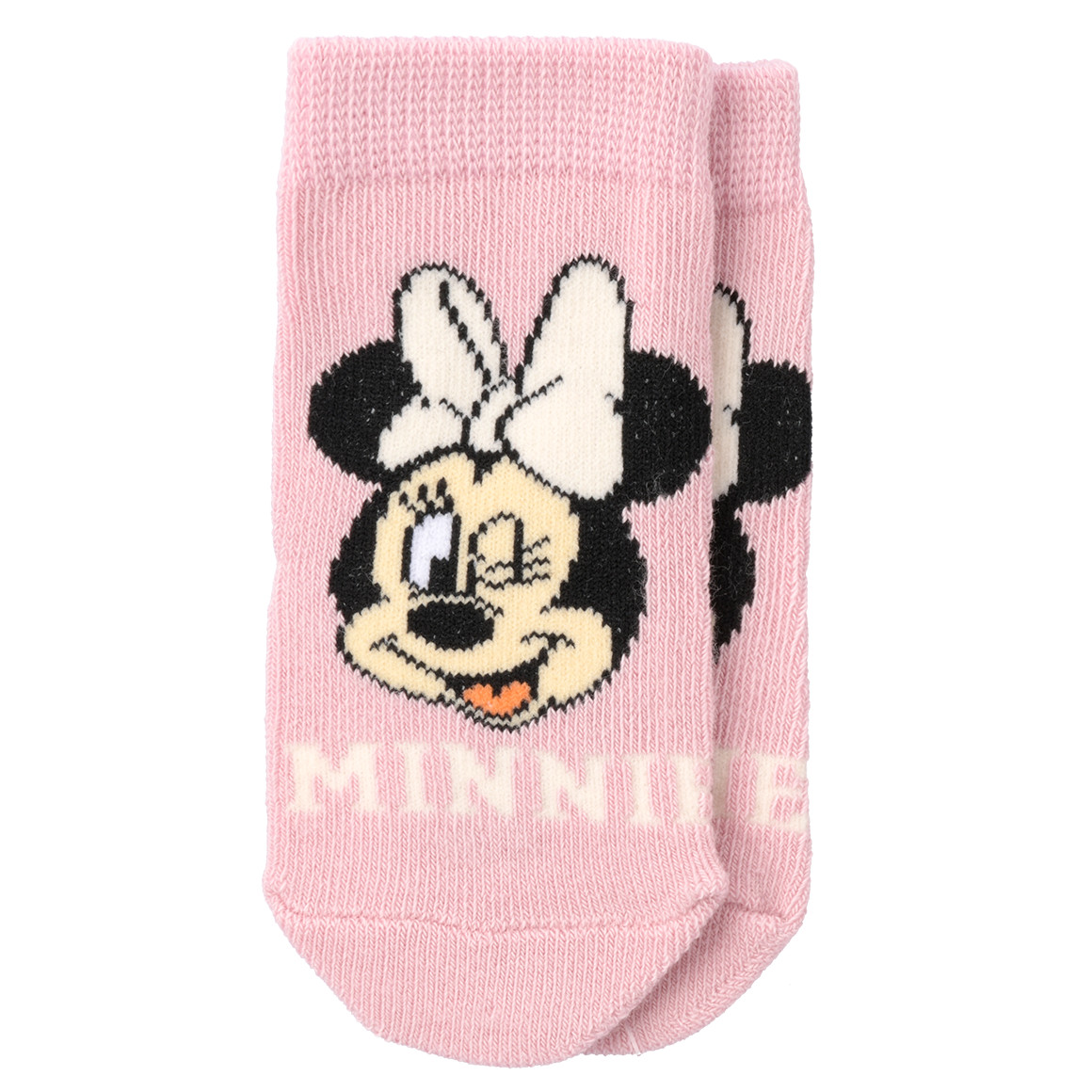 Topomini 2 Paar Minnie Maus Socken im Set cremeweiss / rosa