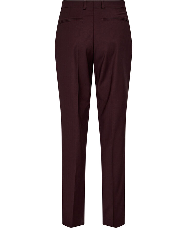 Filippa K Emma Wool Trousers Burgundy