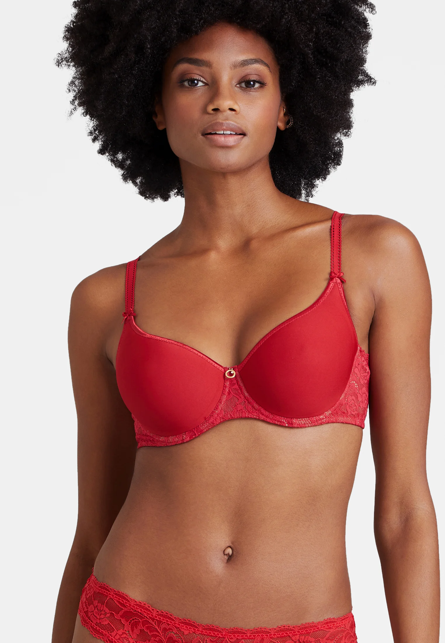 ROSESSENCE - Soutien-gorge t-shirt bra | Rouge