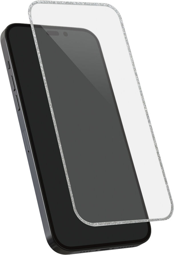 HoldIt Temp Glass iPhone 15/15Pro Hvid