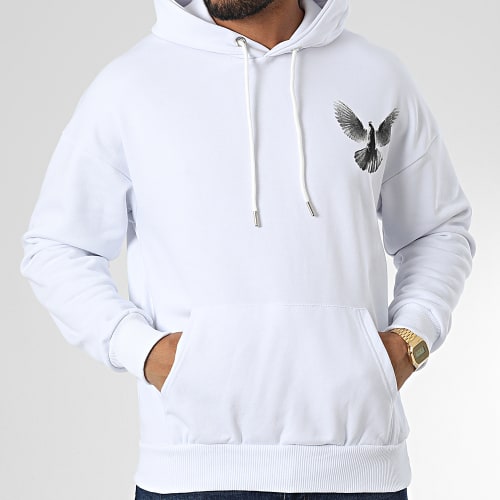 Sweat Capuche LL712 Blanc