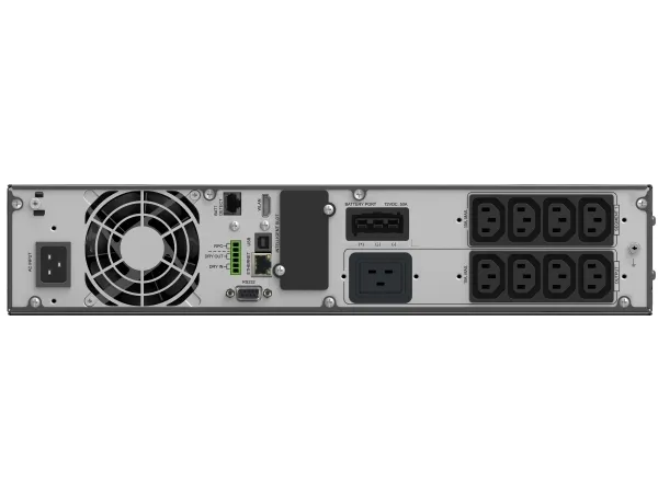 PowerWalker VFI 3000 ICR IoT - UPS (stativ-monterbar / ekstern) - 3000 Watt - 3000 VA - 9 At - RS-232, USB, Ethernet - output-stikforbindelser: 9