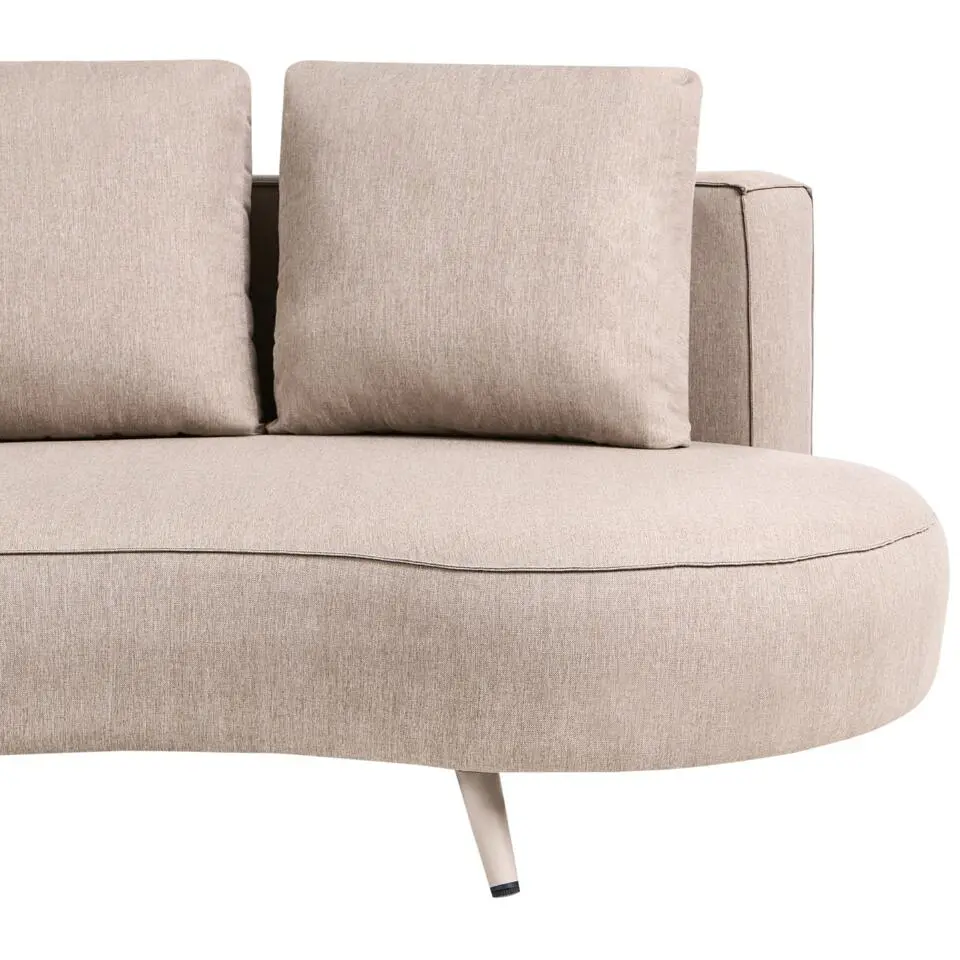 PARORI - Tuinbank 3-zits - Beige - Rechtszijdig - Olefine