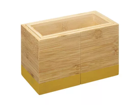 Porte-couverts extensible en bambou L18 x P10 x H12 cm