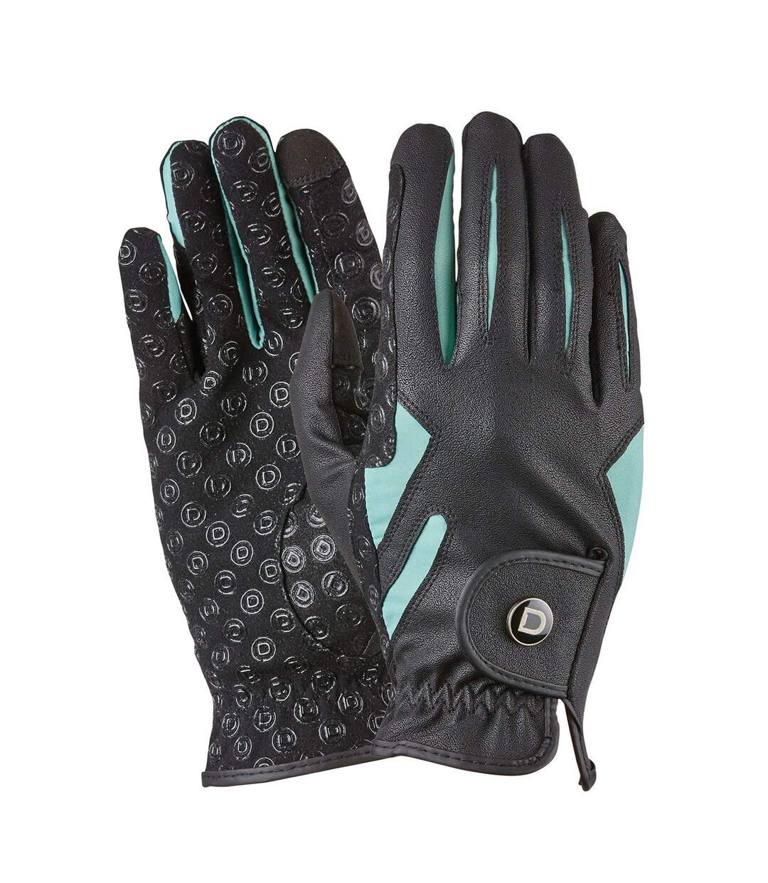 Dublin - Gants COOL-IT GEL - Unisexe (Noir / bleu sarcelle) - UTWB824