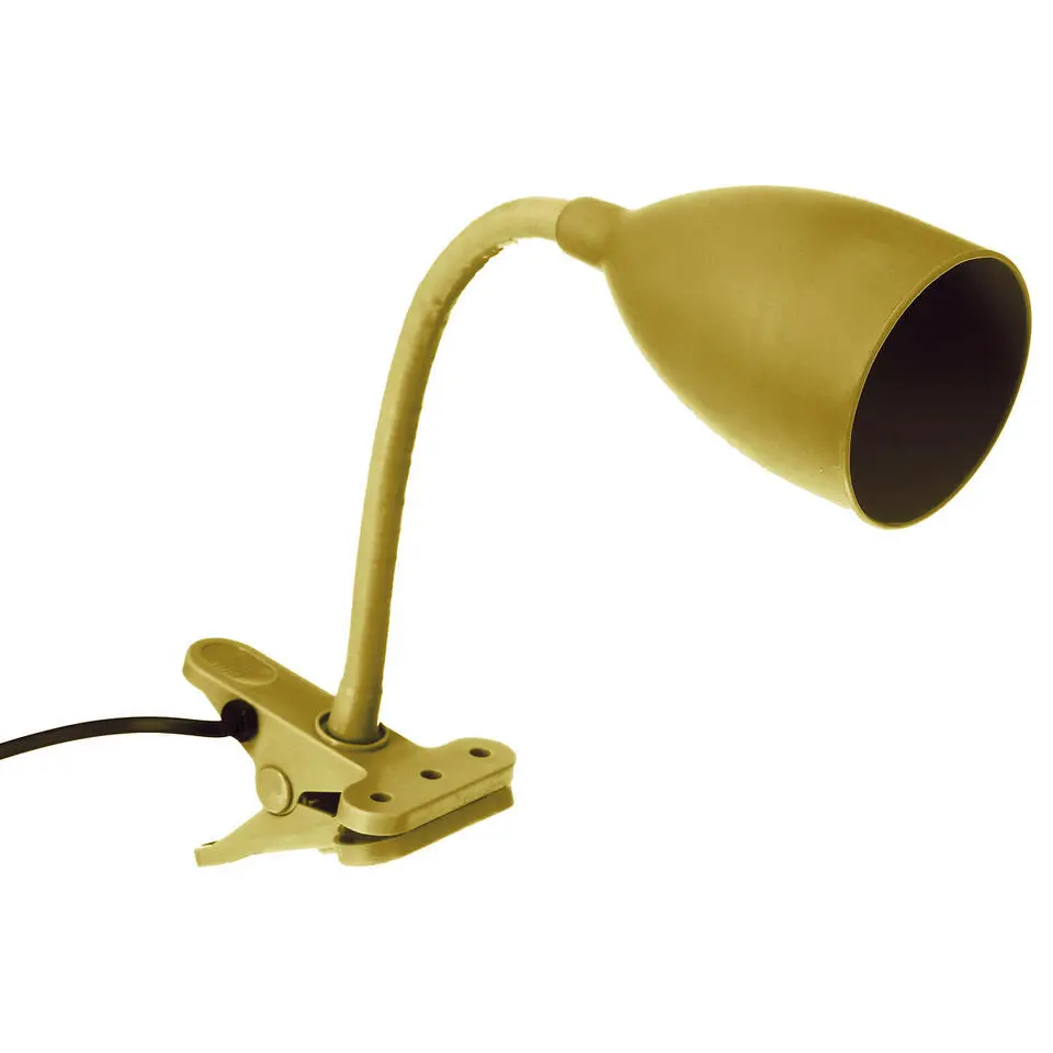 Atmosphera Klem bureaulampje - Design Light - okergeel - H43 cm