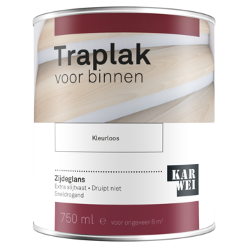 KARWEI traplak zijdeglans kleurloos 750 ml