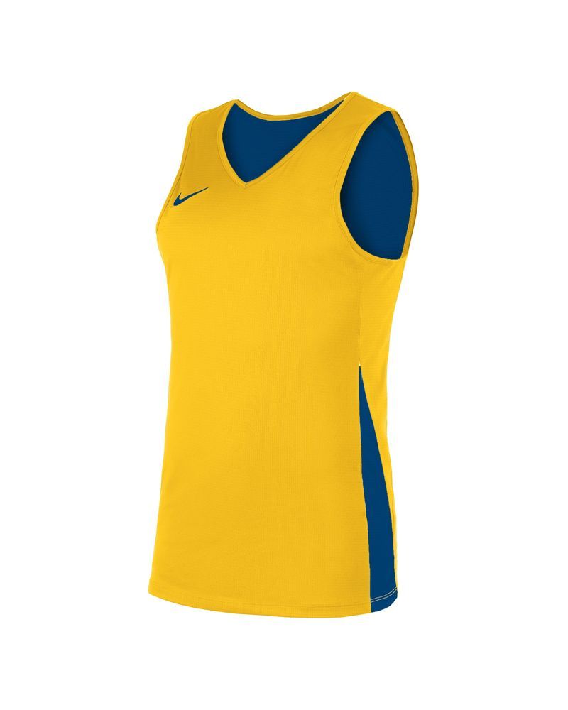 Maillot de basket reversible Nike Team Jaune & Bleu Royal pour enfant