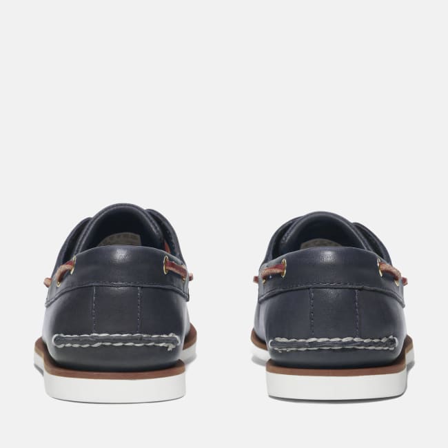 Scarpa da Barca Classic Two-Eye da Uomo in blu