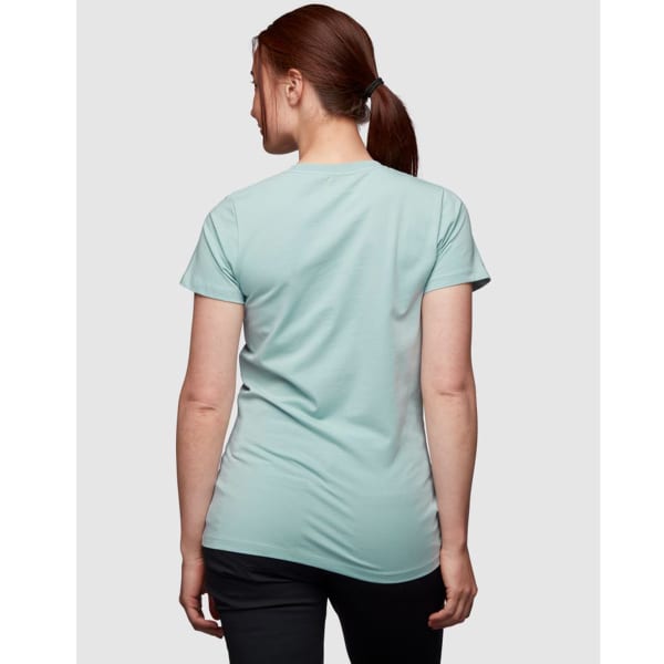 T-shirt escalade BLACK DIAMOND W SUMMIT SCRIBBLE TEE ICE BLUE