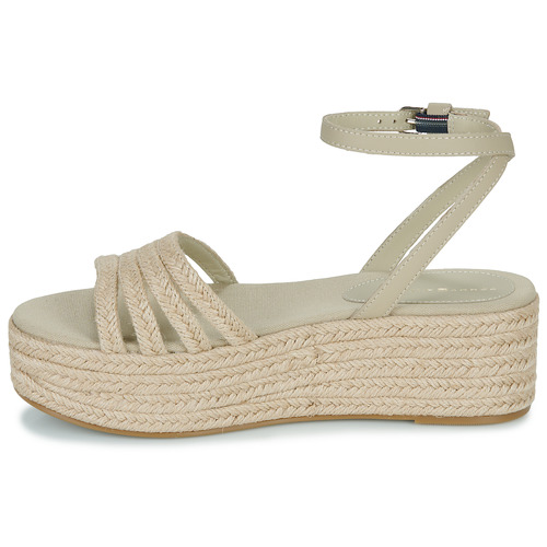 Tommy Hilfiger - ESSENTIAL BASIC FLATFORM SANDAL - Beige