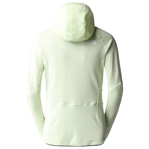 Veste polaire randonnée THE NORTH FACE W BOLT POLARTEC HOODIE LIME CREAM/TNF BLACK