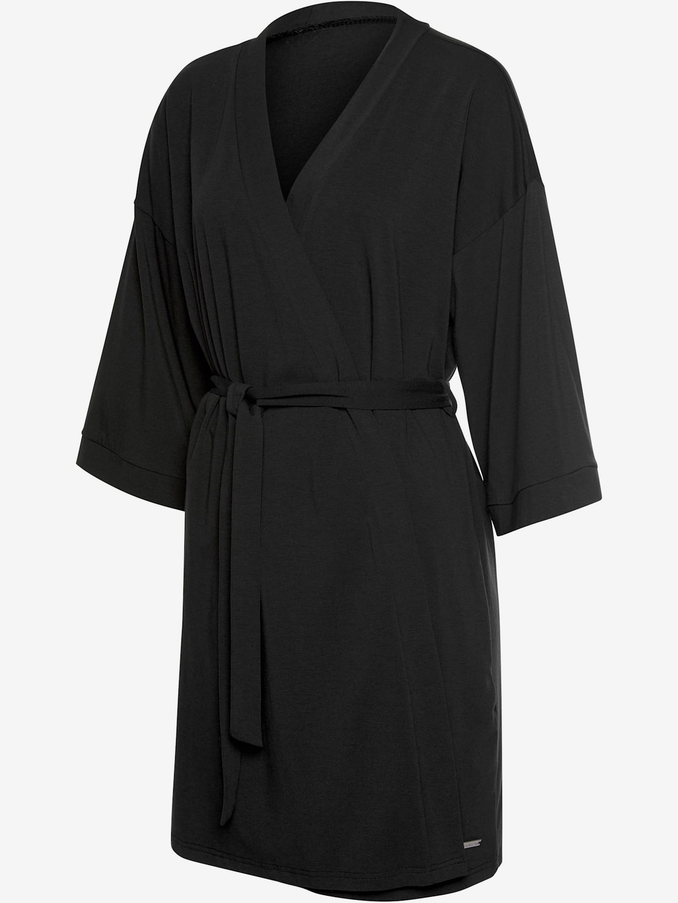 Kimono élégant avec lien à nouer à la taille
