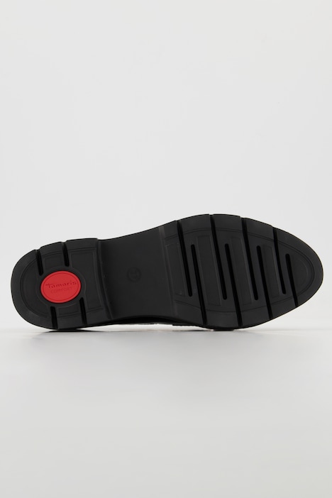 Tamaris Lackleder-Loafer, Wechselfußbett, recycelt