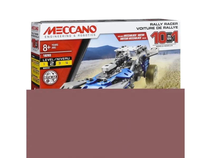 Meccano 10-Model Set - Motorized Car
