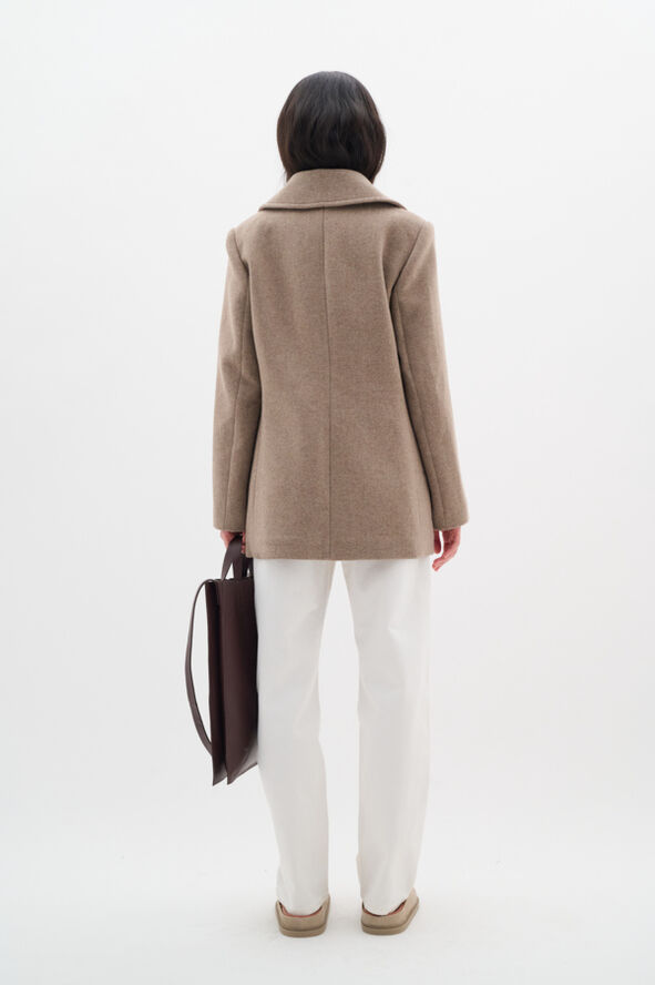 InWear PerryIW Sailor Coat Sandy grey melange