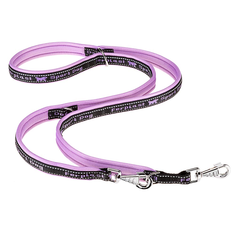 Ferplast laisse pour le dressage de chiens sport dog matic ga25/200, mousqueton innovant avec mécanisme magnétique, poignée