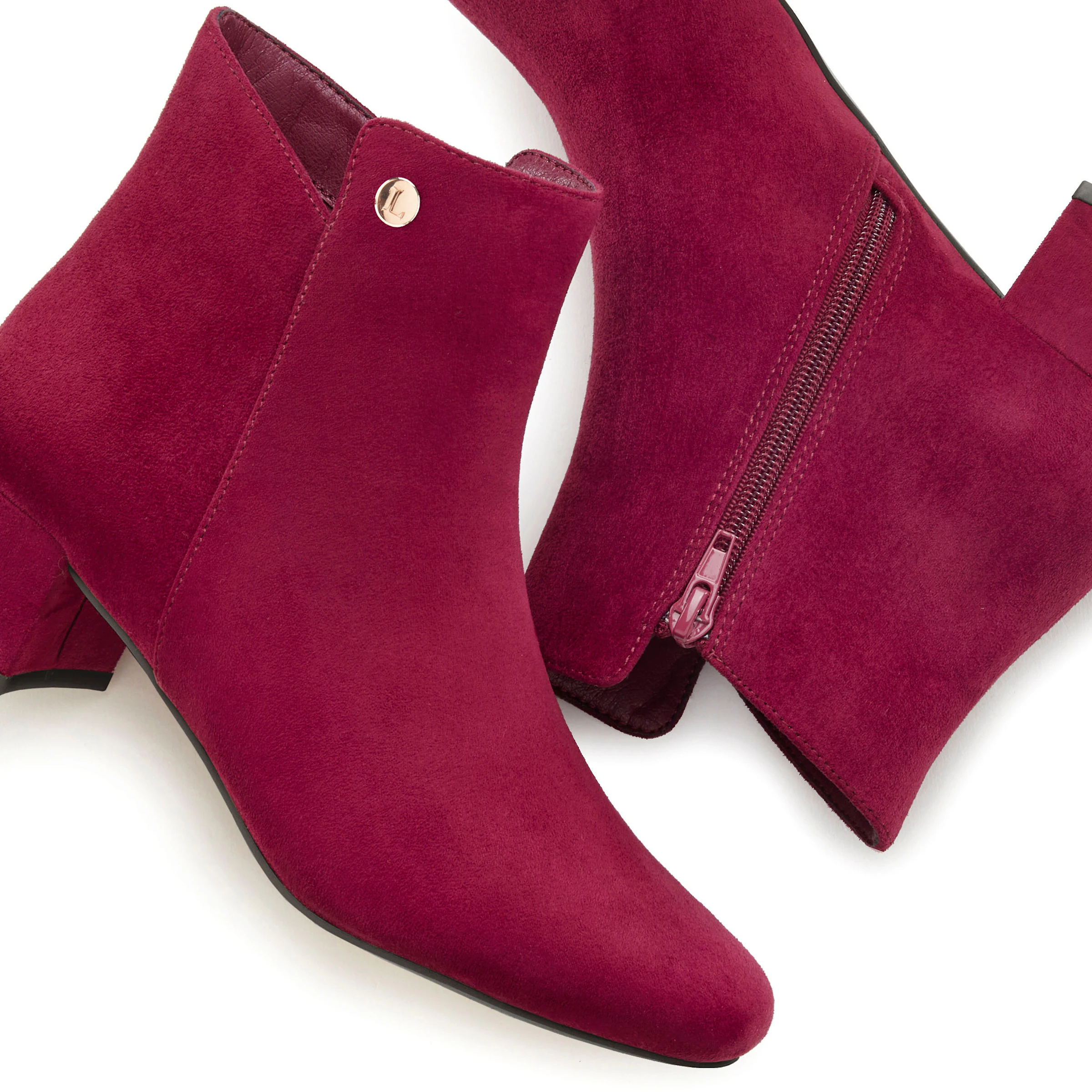 LASCANA Stiefelette in bordeaux