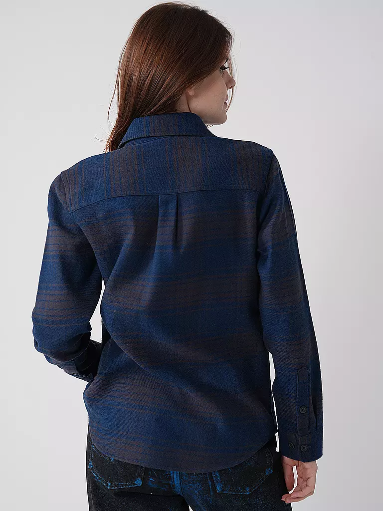 PATAGONIA Hemdbluse FJORD FLANNEL dunkelblau