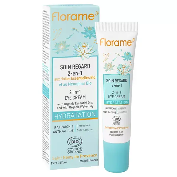 Florame 2 em 1 Hidratante Orgânico para Olhos 15ml