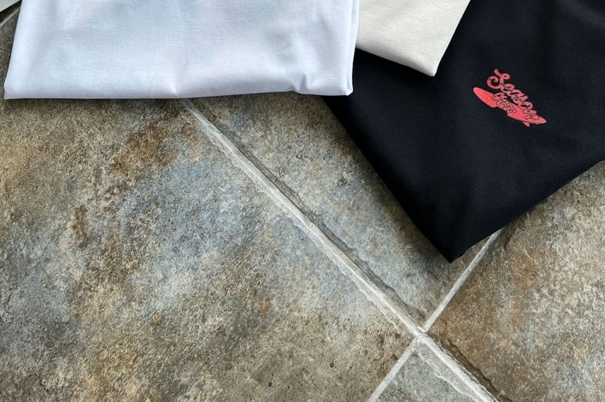 SeoulPop - Losse T-shirt met korte mouwen en haaienprint