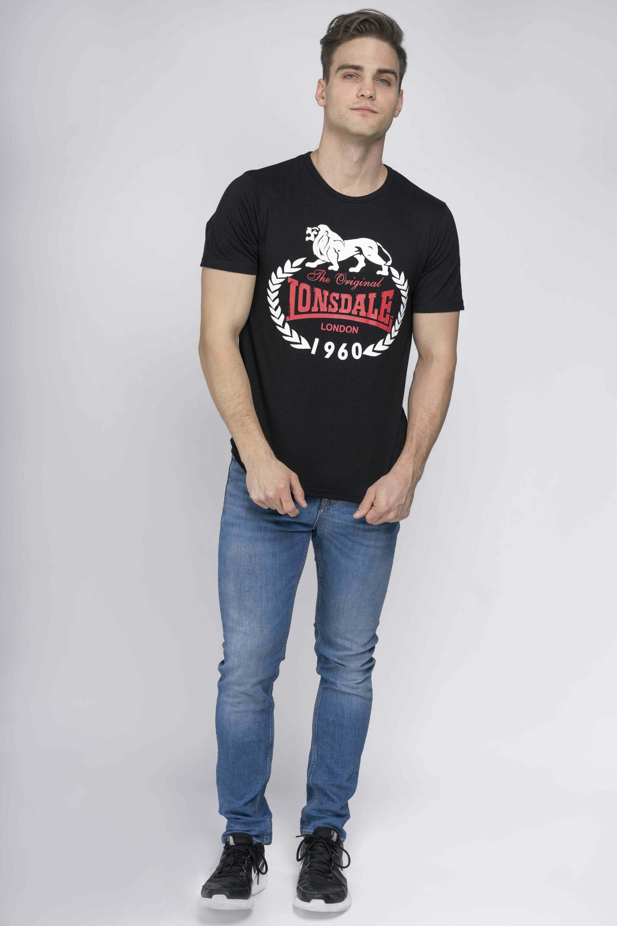 Lonsdale Herren T-Shirt schmale Passform ORIGINAL 1960