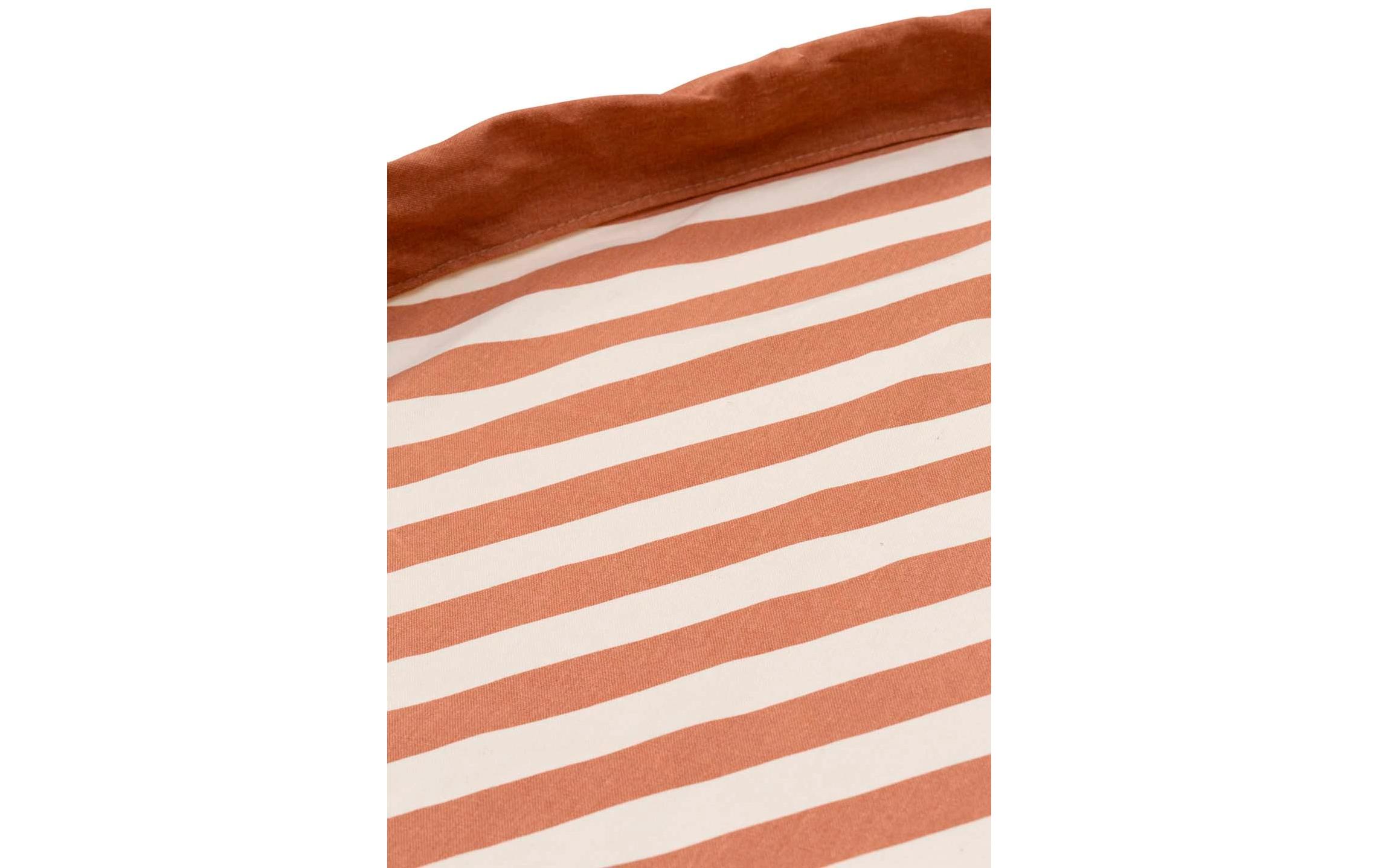 Spielzeugtasche Stripes brown2-in-1 Spielzeugsack und Spielteppich