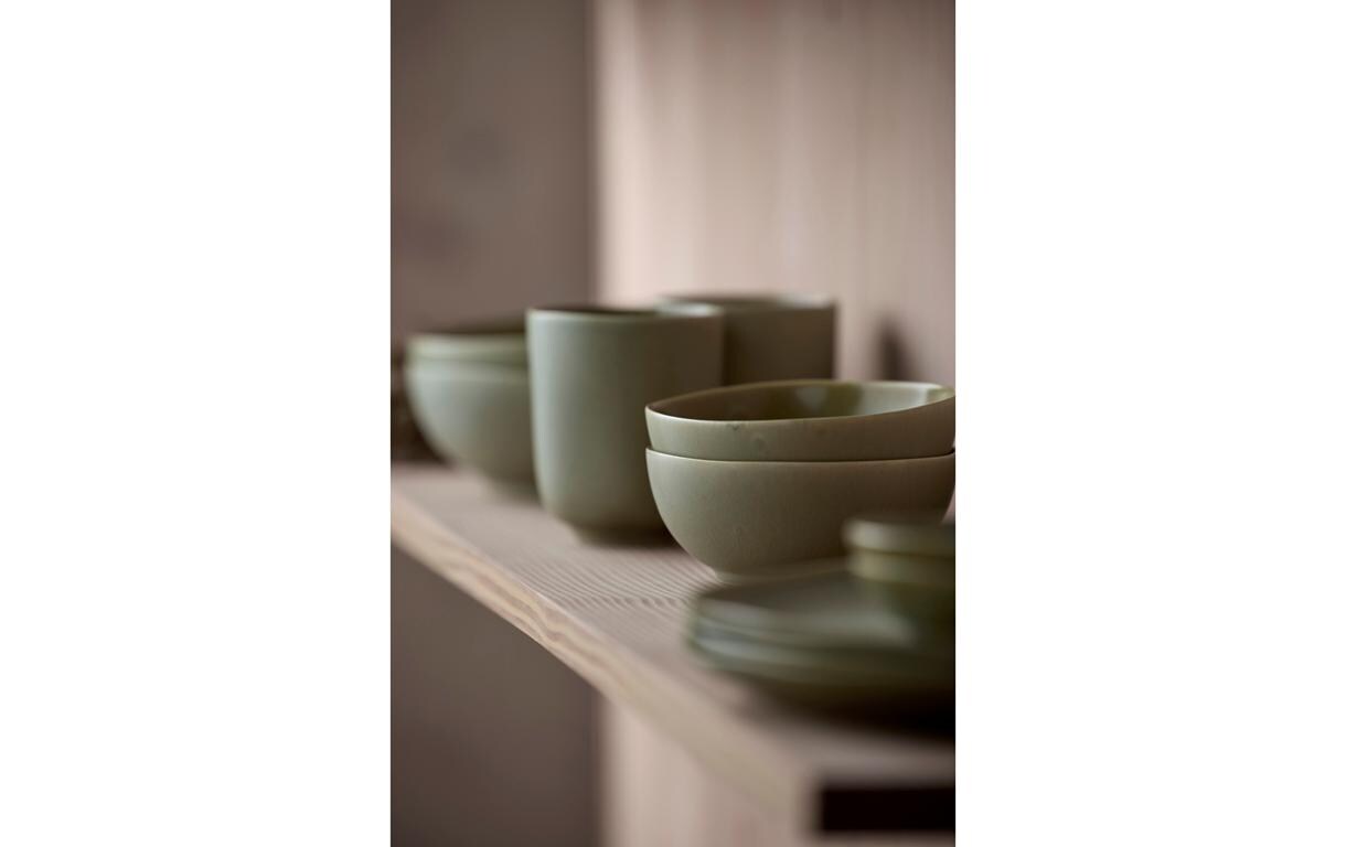 Saucenschale Shoku 9 cm, 6 Stück, GrünSchalen-Set aus Steinzeug