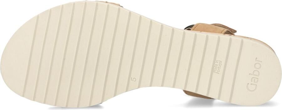 Gabor 758 Sandalen Met Sleehak Dames Beige