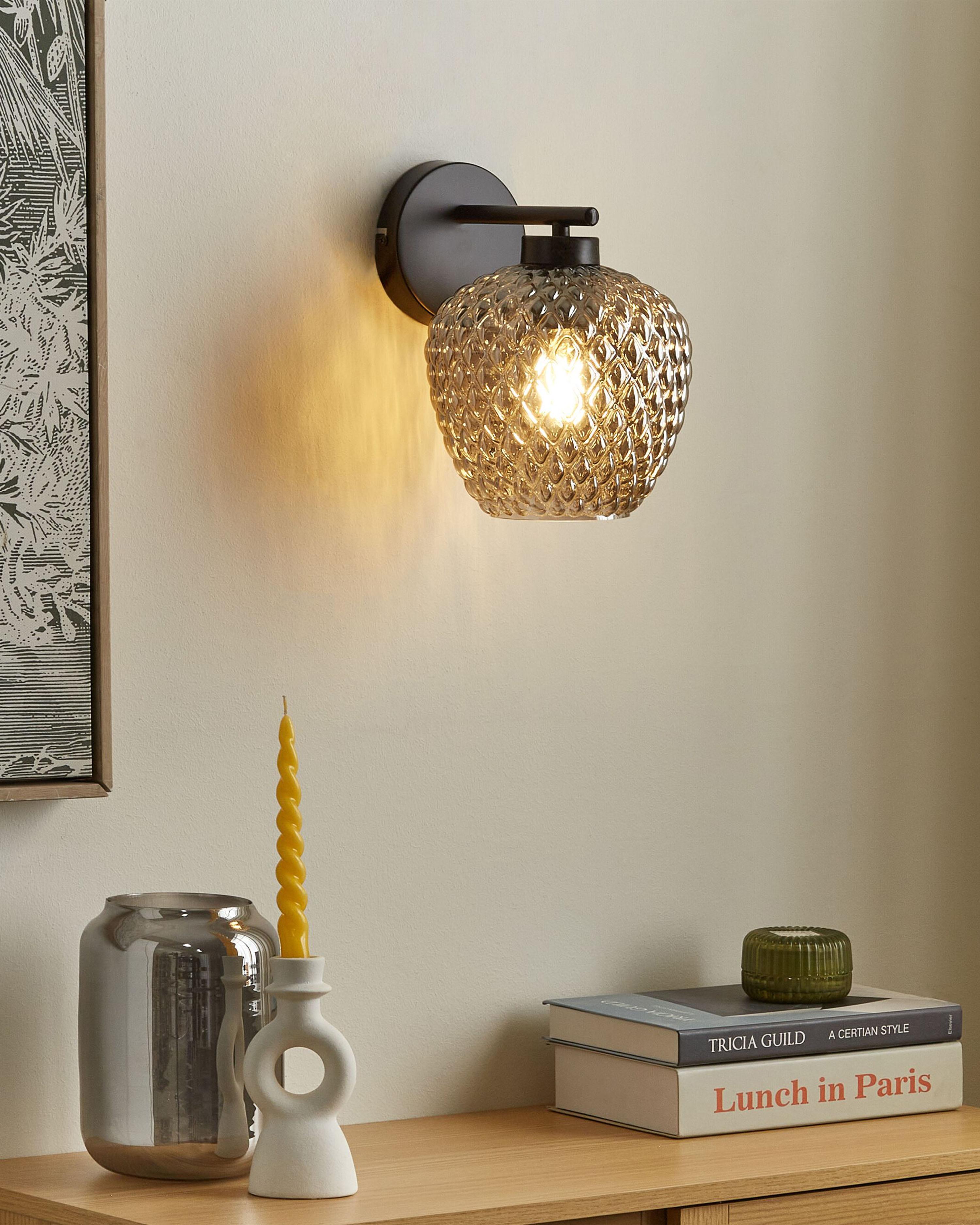 Wandlamp SHERRY Metaal Grijs